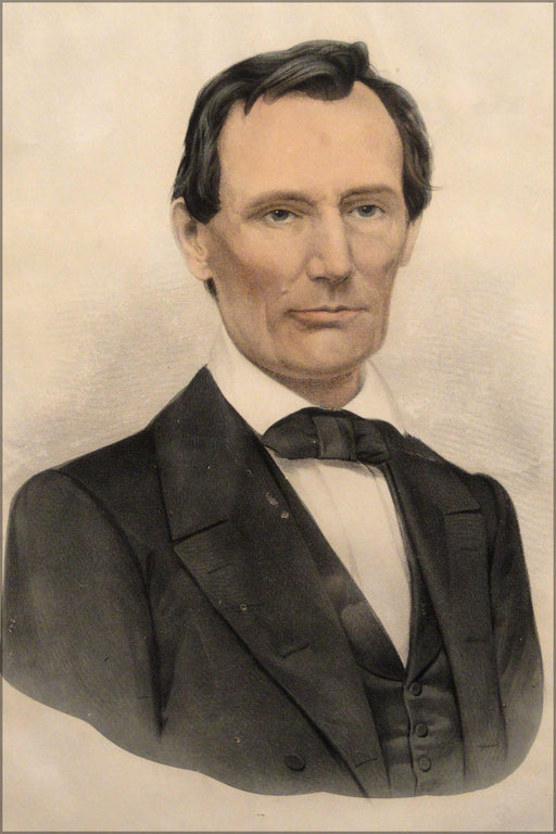 Poster, Many Sizes Available; Hon. Abraham Lincoln, Our Next President, 1860 Currier & Ives Museum Of Fine Arts, Springfield, Ma Dsc03978