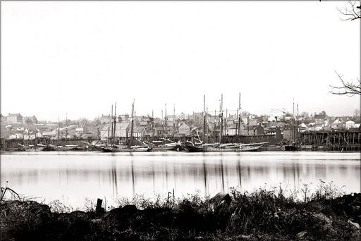 Poster, Many Sizes Available; Georgetown Waterfront In 1865