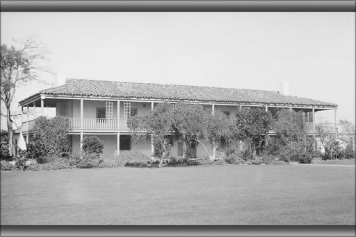 Poster, Many Sizes Available; Casa De Los Cerritos, 4600 American Avenue, Long Beach (Los Angeles County, California)