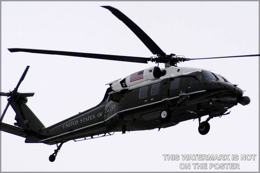 Poster, Many Sizes Available; Marine One Vh-60N Whitehawk