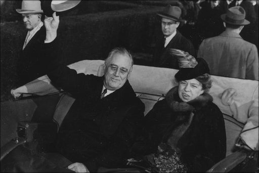 Poster, Many Sizes Available; President Franklin D. Roosevelt And Eleanor Roosevelt