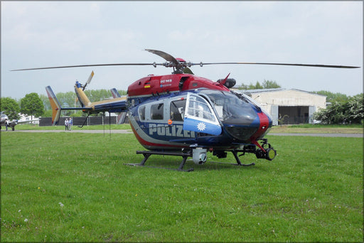 Poster, Many Sizes Available; German Police Ec 145 Helicopter