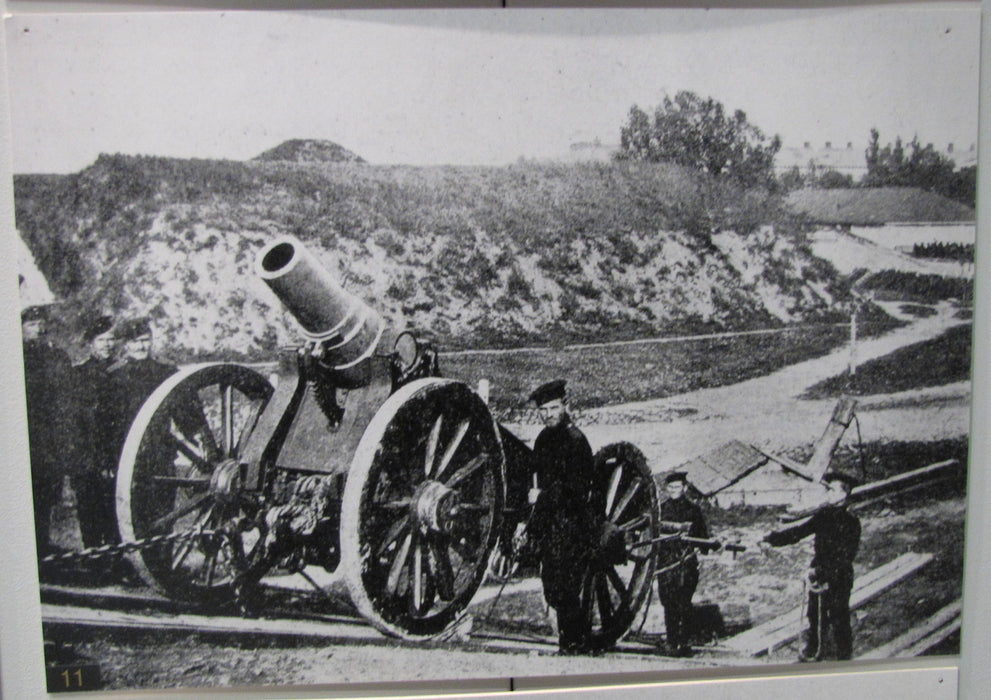 Poster, Many Sizes Available; 9 Inch Model 1877 Mortar Moved To Position