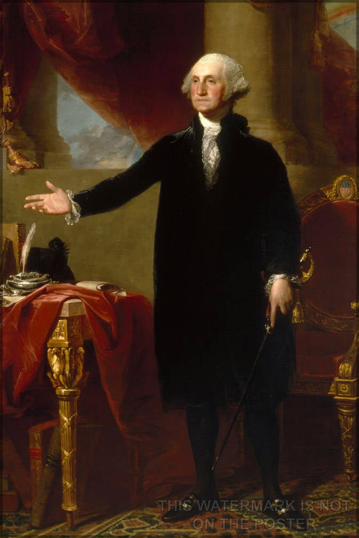 Poster, Many Sizes Available; President George Washington Gilbert Stuart, 1797