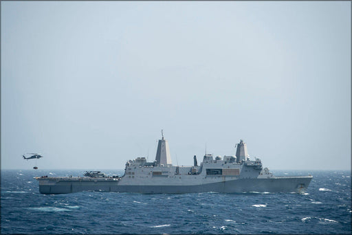 Poster, Many Sizes Available; Amphibious Transport Dock Ship Uss San Diego (Lpd-22)