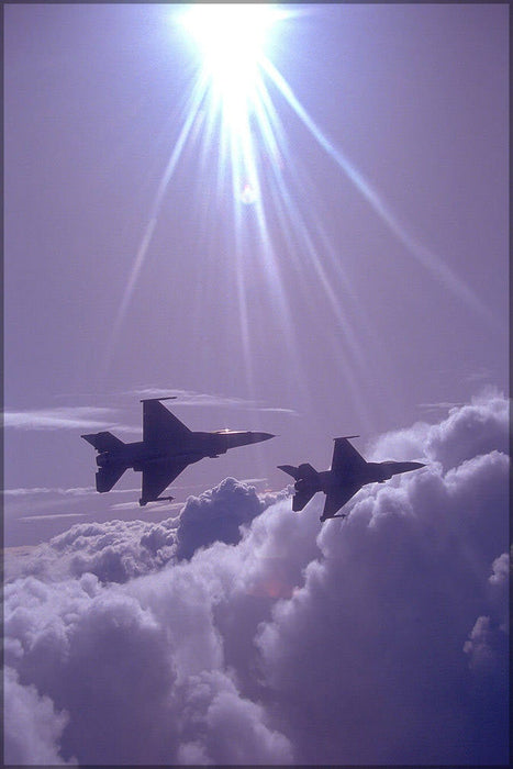 Poster, Many Sizes Available; Topgun F-16S Fighting Falcon