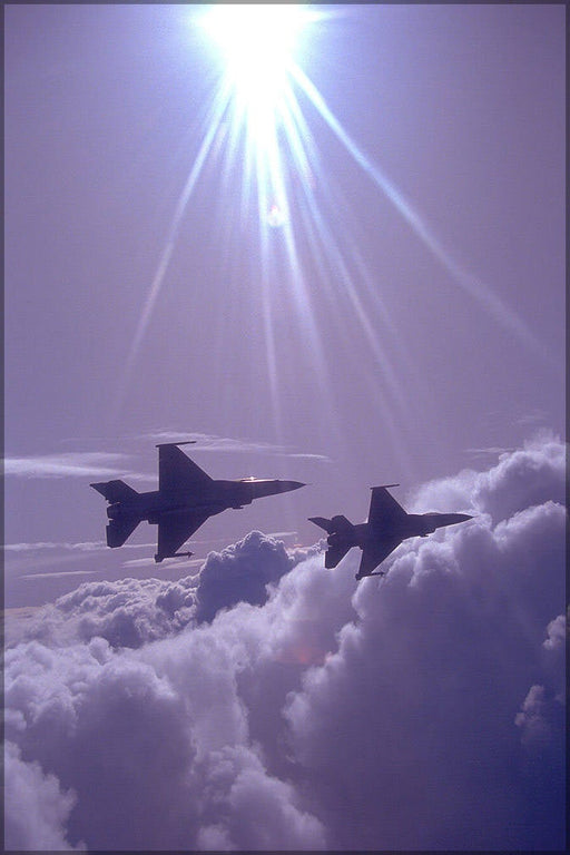 Poster, Many Sizes Available; Topgun F-16S Fighting Falcon