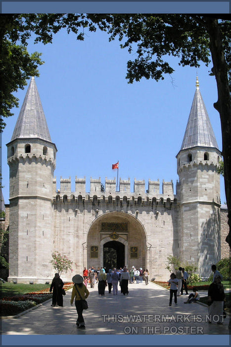 Poster, Many Sizes Available; Topkapi Palace Gate Of Salutation At The Topkapi Palace In Istanbul - Copy