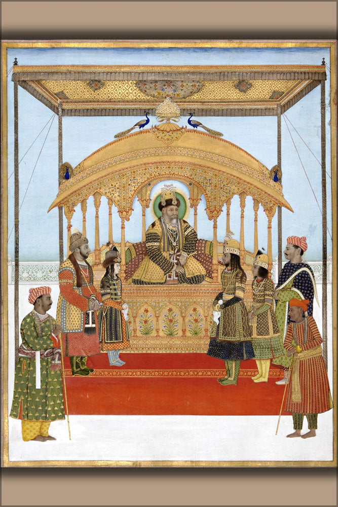 Poster, Many Sizes Available; Ghulam Murtaza Khan The Delhi Darbar Of Akbar Ii