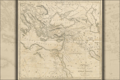 Poster, Many Sizes Available; Gibbon 1818 P2.518 Map Of The Eastern Part Of Roman Empire