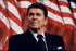 Poster, Many Sizes Available; President Ronald Reagan With American Flag