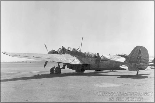 Poster, Many Sizes Available; Martin B-12 At March Field, California, 19 November 1935