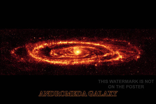 Poster, Many Sizes Available; Andromeda Galaxy Taken By Spitzer P3 - Copy