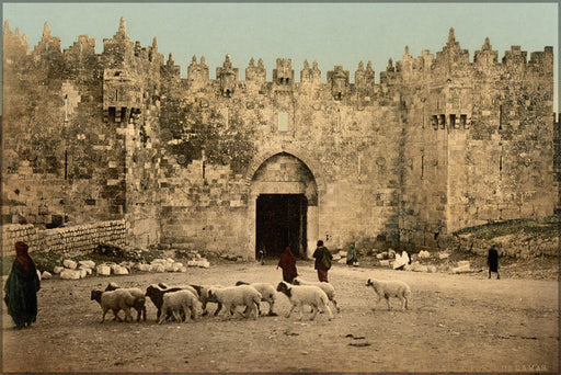 Poster, Many Sizes Available; Damascus Gate Around 1900