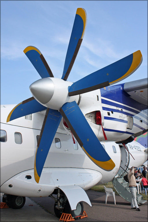 Poster, Many Sizes Available; Propeller Of The Antonov An-140-100