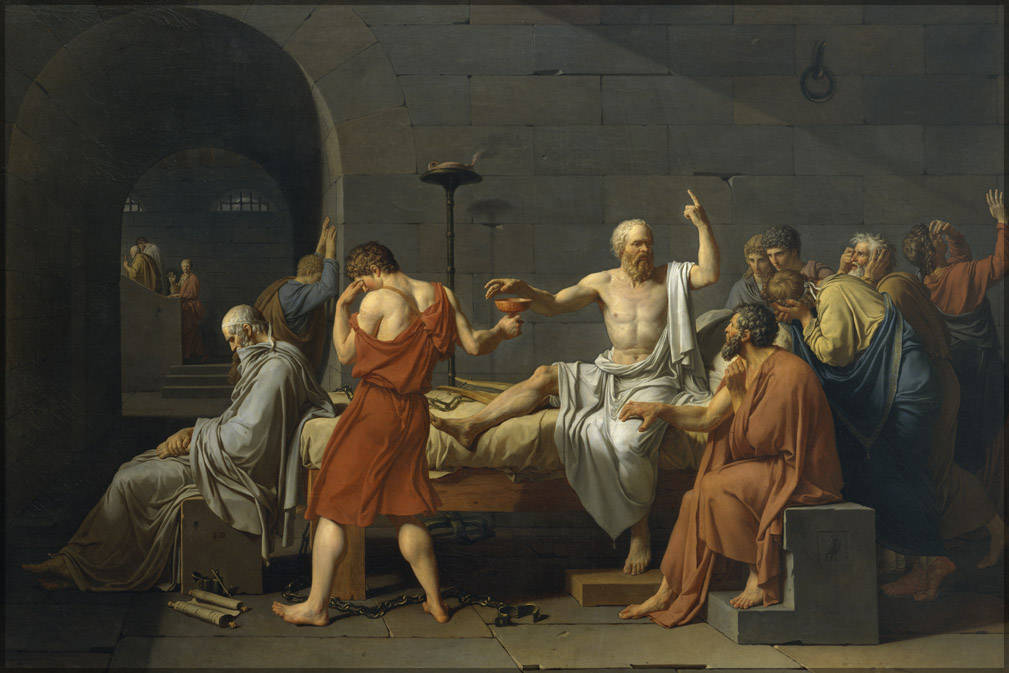 Poster, Many Sizes Available; Death Of Socrates (1787)