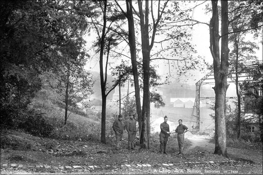 Poster, Many Sizes Available; A Camp View With Balloon Factories In The Background. Chalais Meudon France 1918