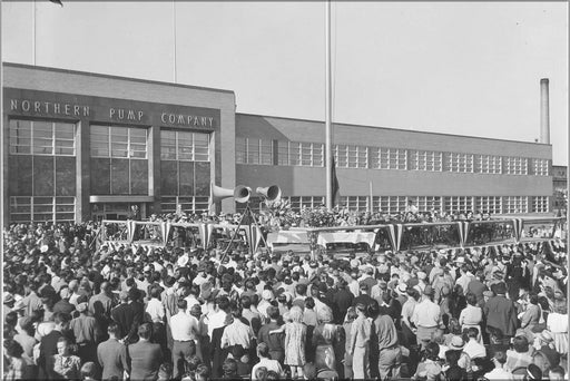 Poster, Many Sizes Available; A Capacity Crowd At The Presentation Of The Navy_E_Award To Northern Pump Co., Minnieapolis. Nara 197010