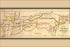 Poster, Many Sizes Available; Map Of Peru And Indianapolis Railroad 1850