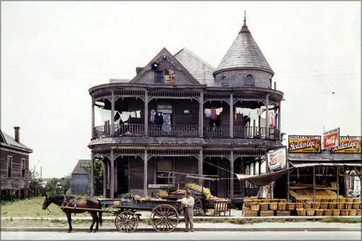 Poster, Many Sizes Available; Houston House 1943 By John Vachon