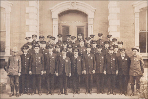 Poster, Many Sizes Available; Houston Police Department 1920 Taken Nov 6