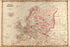 Poster, Many Sizes Available; Map Of Europe 1862