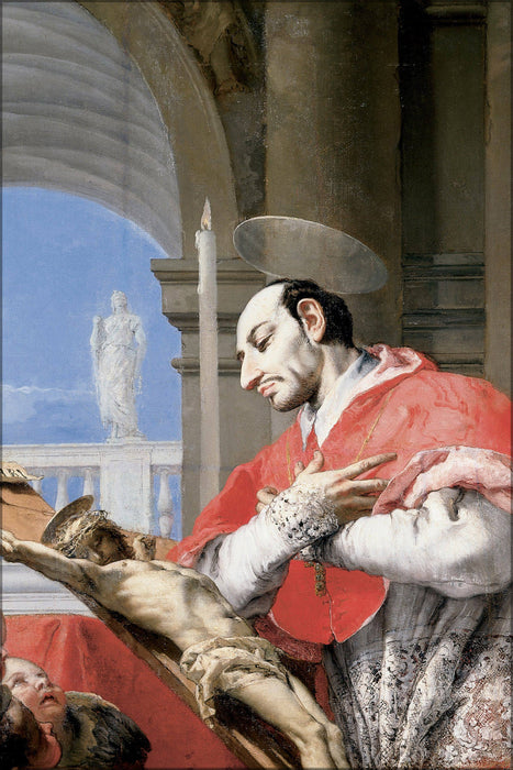 Poster, Many Sizes Available; Givoanni Battista Tiepolo Saint Charles Borromeo