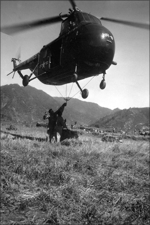 Poster, Many Sizes Available; Hrs-1 Sikorsky Helicopter Korean War 1951