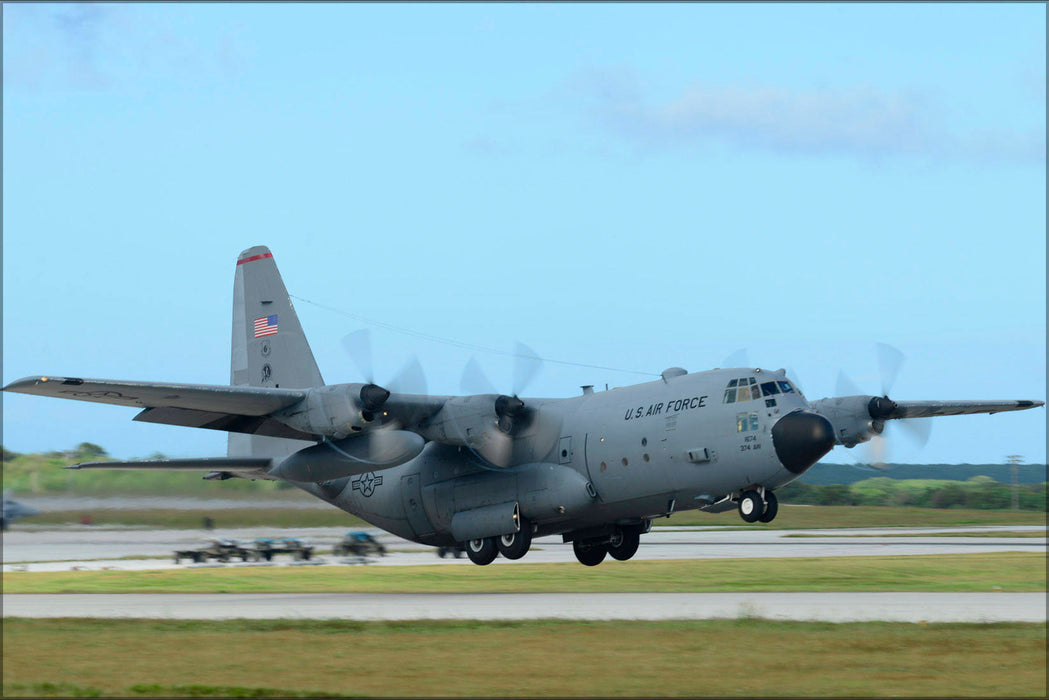 Poster, Many Sizes Available; U.S. Air Force C-130 Hercules, 374Th Airlift Wing