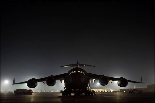 Poster, Many Sizes Available; U.S. Air Force C-17 Globemaster Iii Bagram Air Field, Afghanistan