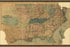 Poster, Many Sizes Available; Railroad & Military Map Of Southern States 1864