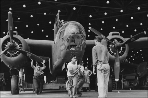 Poster, Many Sizes Available; Douglas A-20 Havoc Attack Bomber Leaves The Assembly Line At The Long Beach, Calif., Oct 1942 Alfred T. Palmer