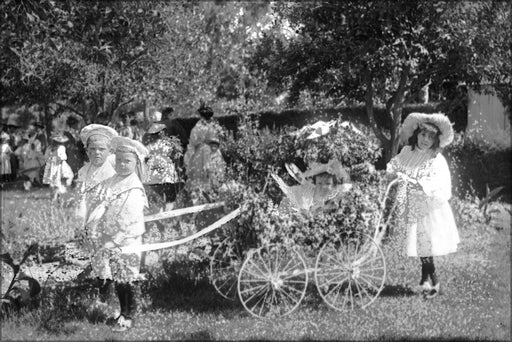 Poster, Many Sizes Available; Children In La Fiesta De Los Angeles, Ca.1900 (Chs-1450)