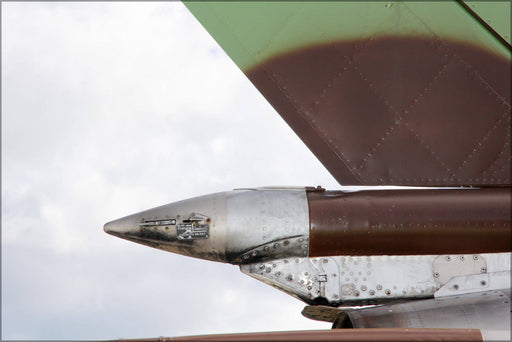 Poster, Many Sizes Available; Drag Chute Cover On Tail Fin Of Mig-21Bis (Mg-130) Fighter