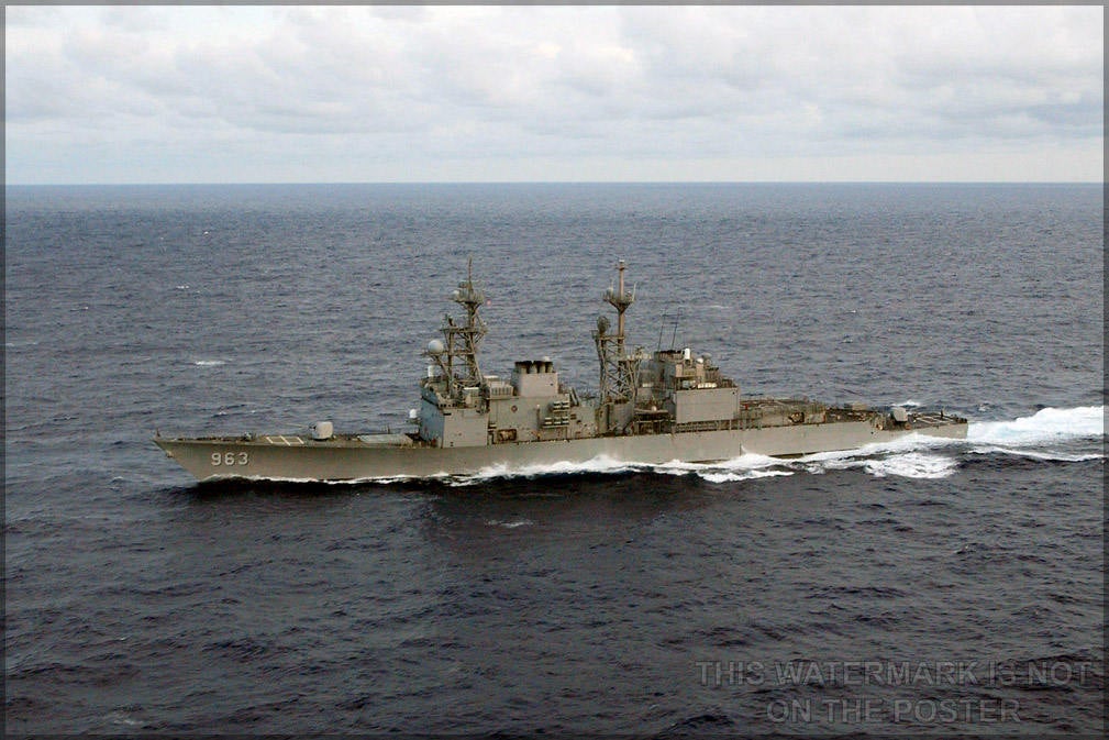 Poster, Many Sizes Available; Uss Spruance (Dd-963)