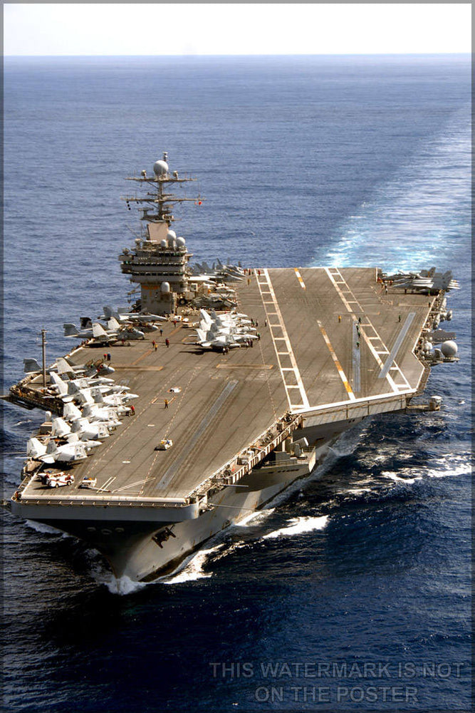 Poster, Many Sizes Available; Uss Theodore Roosevelt (Cvn-71)