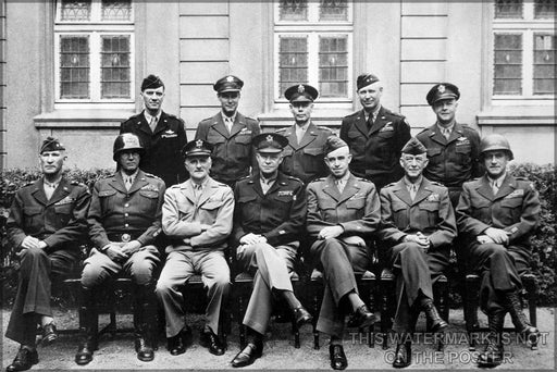 Poster, Many Sizes Available; U.S. Generals, World War Ii, Europe