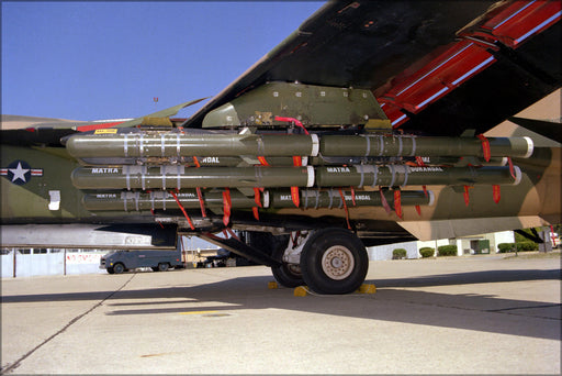 Poster, Many Sizes Available; Durandal Concrete Penetration Missiles On An F-111 Aardvark