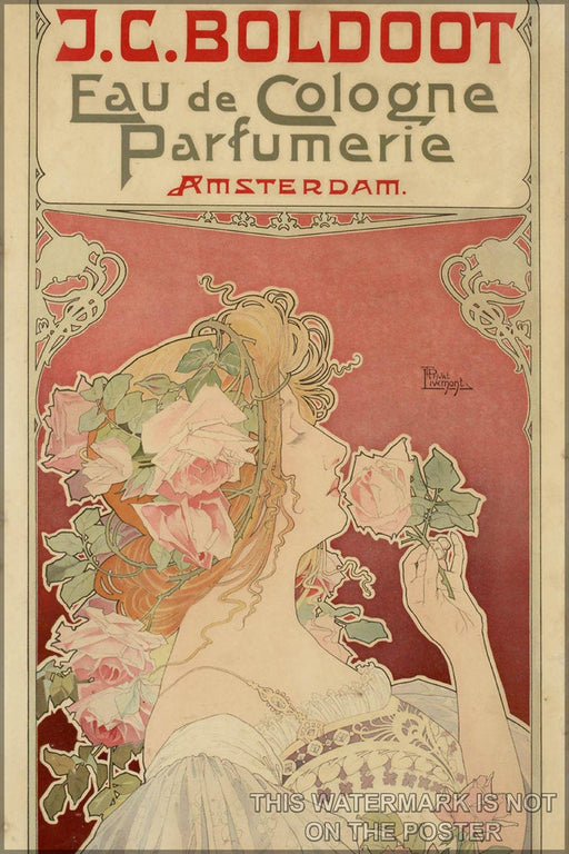 Poster, Many Sizes Available; Art Nouveau P8 J.C. Boldoot, Eau De Cologne Parfumerie, Amsterdam C1897 Henri Privat-Livemont