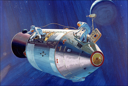 Poster, Many Sizes Available; Artists Concept Apollo 15 Command Service Modules (Csm) 1971