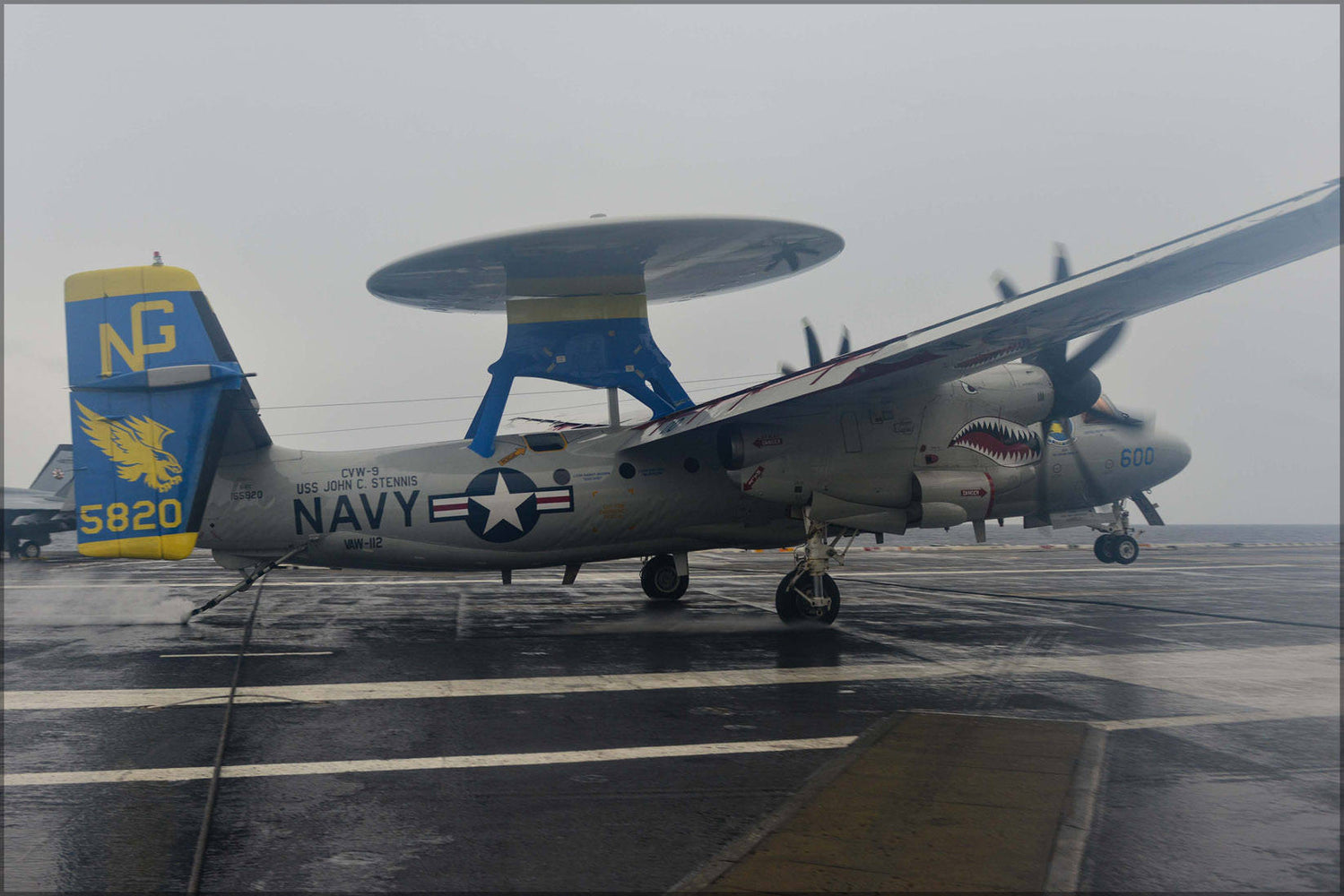 Poster, Many Sizes Available; E-2C Hawkeye (Vaw) 112 Uss John C. Stennis (Cvn-74)