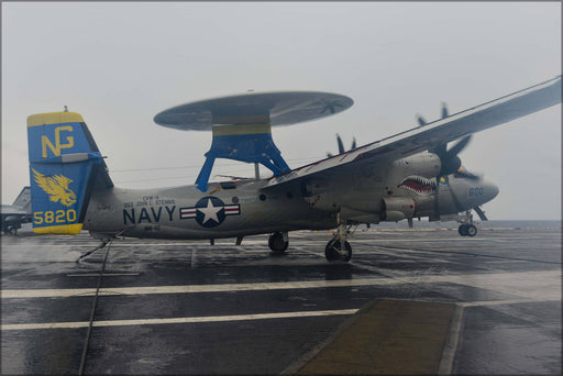 Poster, Many Sizes Available; E-2C Hawkeye (Vaw) 112 Uss John C. Stennis (Cvn-74)