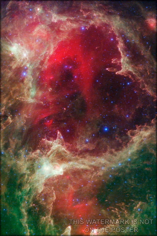 Poster, Many Sizes Available; W5 Star Forming Region Spitzer Space Telescope