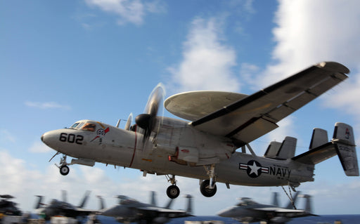 Poster, Many Sizes Available; E-2C Hawkeye (Vaw) 124 Uss George H.W. Bush (Cvn 77)