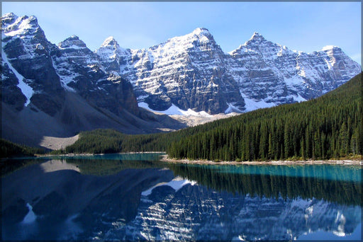 Poster, Many Sizes Available; Valley Of The Ten Peaks And Moraine Lake, Banff National Park, Canada