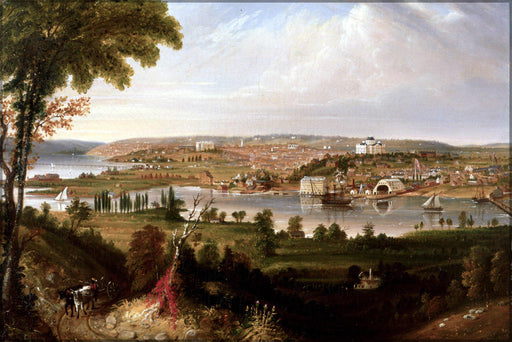 Poster, Many Sizes Available; Washington D.C. From Beyond The Navy Yard By George Cooke, 1833