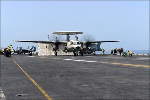 Poster, Many Sizes Available; E-2D Hawkeye (Vaw) 125 Tigertails Uss Theodore Roosevelt