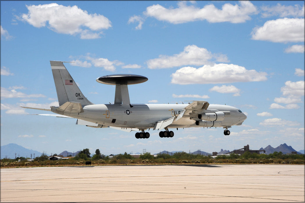 Poster, Many Sizes Available; E-3 Sentry Awacs From Tinker Air Force Base