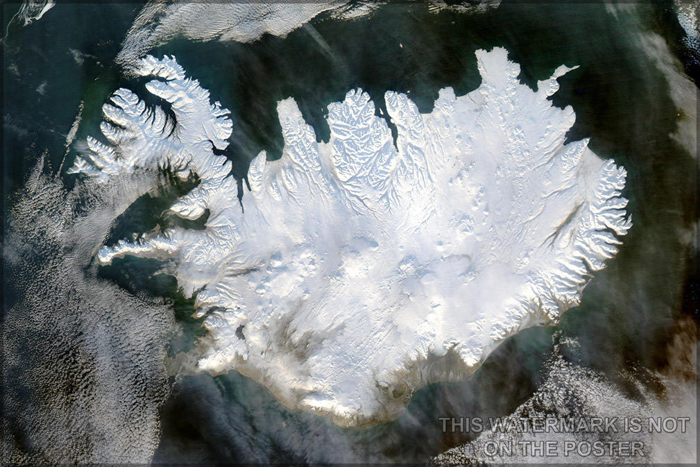 Poster, Many Sizes Available; Iceland In Winter