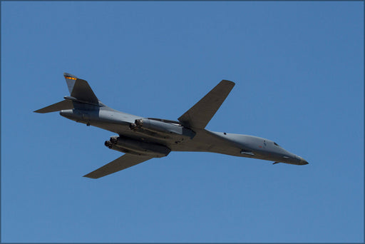 Poster, Many Sizes Available; Usaf B-1 Lancer Bomber Low-Speed Pass At Dyess Afb